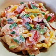 Салат из помидоров и перца