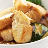 Салат из ставриды с кабачками и помидорами