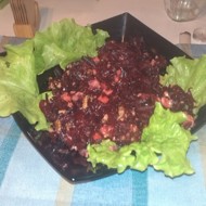 Салат из свеклы с фейхоа