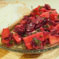 Салат из свеклы с яблоками