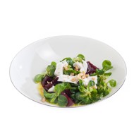 Салат из свеклы с козьим сыром и медовой заправкой