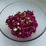 Салат из свеклы и грецких орехов