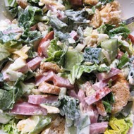 Салат из ветчины с китайской капустой