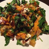 Салат из запеченной тыквы с брынзой