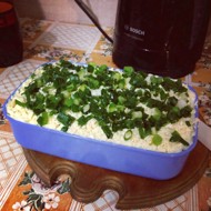 Салат «Мимоза» легкий