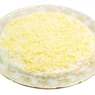 Салат «Мимоза» с креветками и картофелем