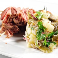 Салат оливье с кабачками