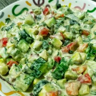 Салат с авокадо