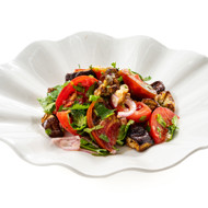 Салат с баклажанами и помидорами