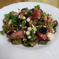 Салат с баклажанами