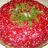 Салат с гранатом