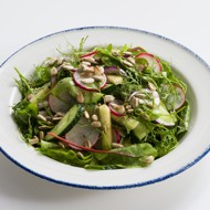 Салат с грядки