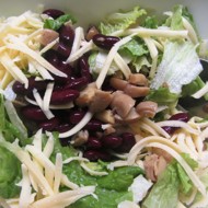 Салат с красной фасолью