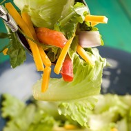 Салат с маринованным салатом пак-чой