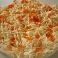 Салат с морским коктейлем