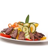 Салат с печенью