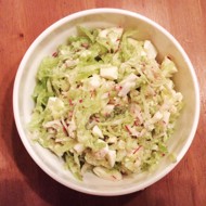 Салат с редькой и яйцом