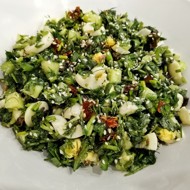 Салат с вялеными помидорами