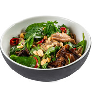 Салат с запеченной свининой