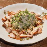 Салат со вчерашней индейкой