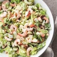 Салат «Уолдорф» с креветками