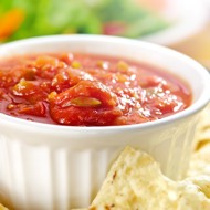 Сальса из жареной кукурузы, зеленых чили и кинзы