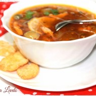 Сборная солянка на курином бульоне