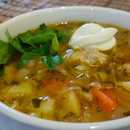 Щи с фрикадельками