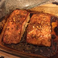 Семга в соево-медовом соусе