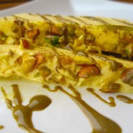 Семифреддо с манго и солеными фисташками