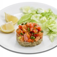 Севиче из лосося и киноа