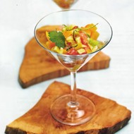 Севиче из семги с манго и острым перцем