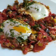 Шакшука с баклажанами