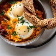 Шакшука с красной фасолью