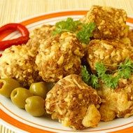 Шарики из свинины с сыром