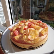 Шарлотка с ранетками