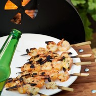 Шашлычки из креветок