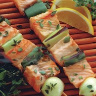 Шашлык из норвежской семги