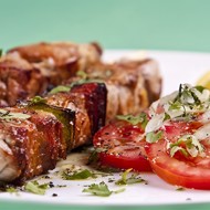 Шашлыки из маринованной говядины по-азиатски