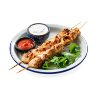 Шашлык из курицы в пивном маринаде