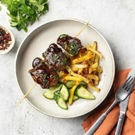 Шашлык из мраморной говядины