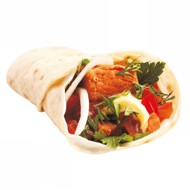 Шашлык из свинины в лаваше