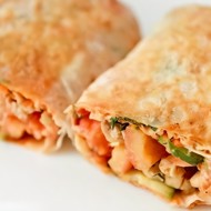 Шаурма домашняя с курицей