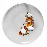 Щеки трески с кремом из водорослей