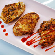 Шницель из индейки с сыром пармезан