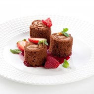 Шоколадные рулетики с кремом из шоколадной рикотты Unagrande