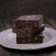 Шоколадный брауни с морской солью