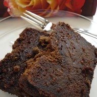 Шоколадный кекс с апельсиновой цедрой