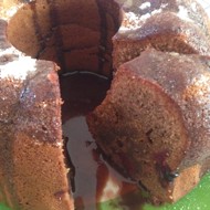 Шоколадный кекс с изюмом