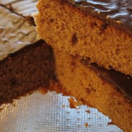 Шоколадный кекс с вишневым соком